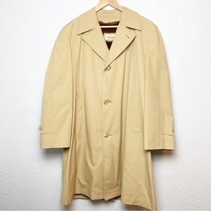 Gleneagles Mens Trench Coat Beige Knee Length 42S
